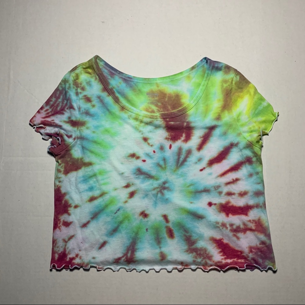 Tie dye cropped top